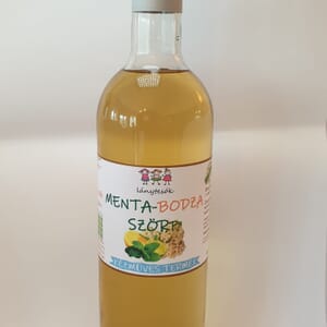menta bodza szörp