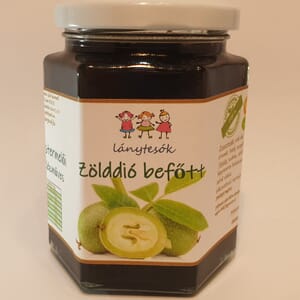 zöld dióbefőtt